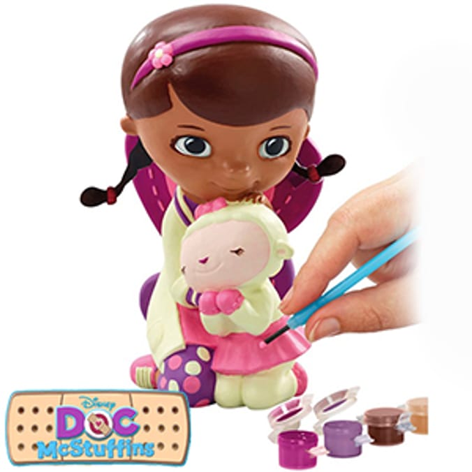 Doc McStuffins Paint Your Own Money Box craft creative fun paint gift cool create childrens