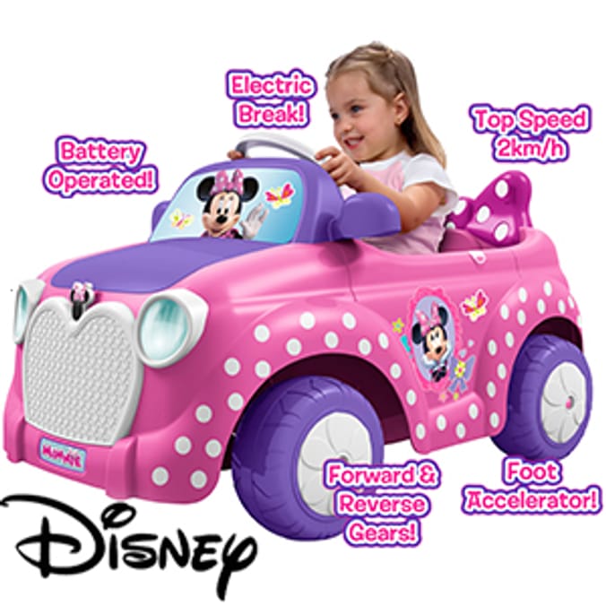 Minnie mouse ride clearance on car