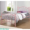 Birlea: Sophia Pink Single Bed Frame