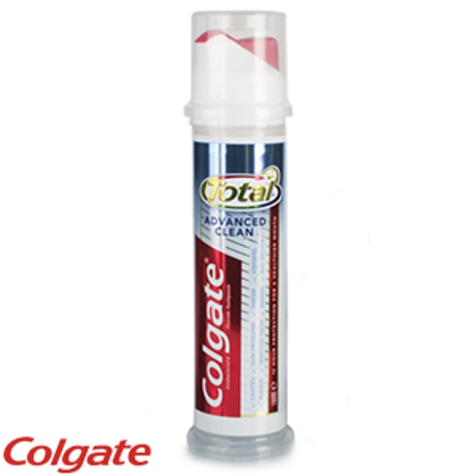 Colgate Total Advanced Clean Toothpaste (6 Tubes) plaque fighting gum
