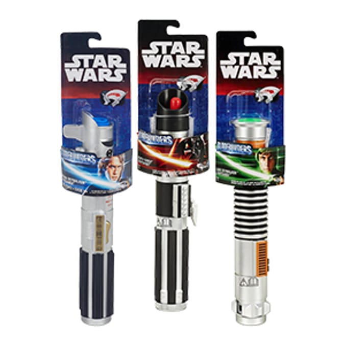 Hasbro: Star Wars Lightsaber light saber sabre annakin luke skywalker ...