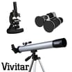 Vivitar Telescope, Microscope & Binoculars Set