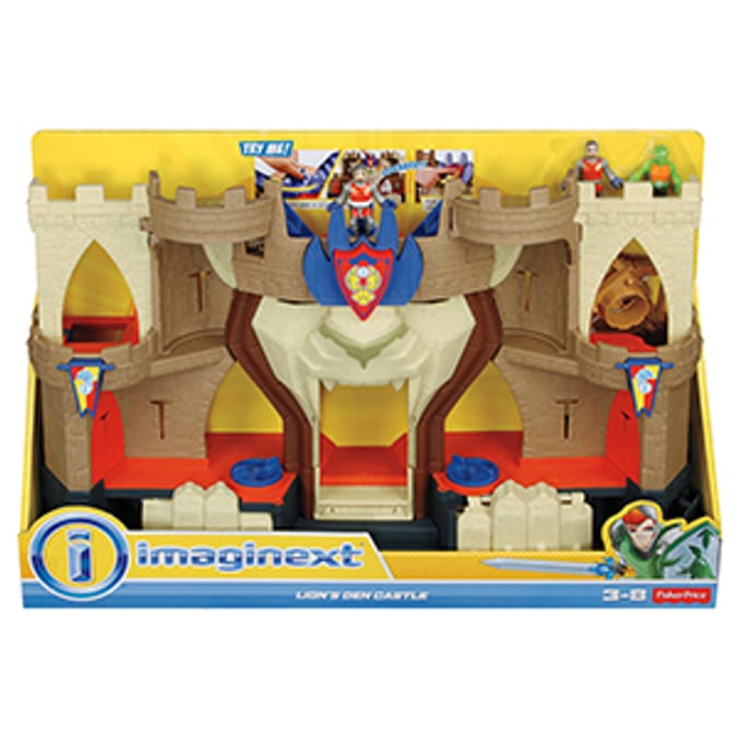 Imaginext Lion s Den Castle action medieval adventure toy Home Bargains