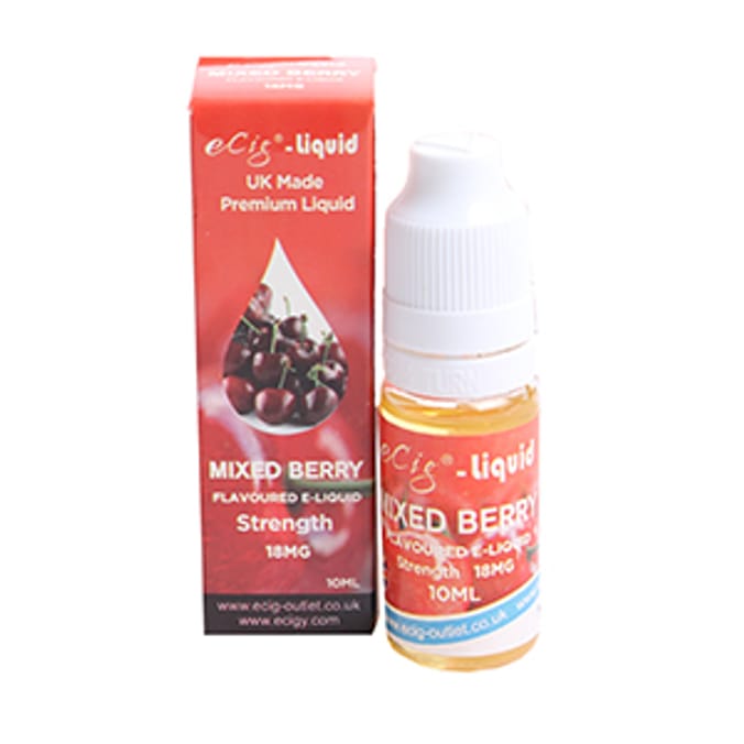 ECig Liquid Mixed Berry (10 x 10ml Bottles) cigarettes flavoured stop smoking Home Bargains