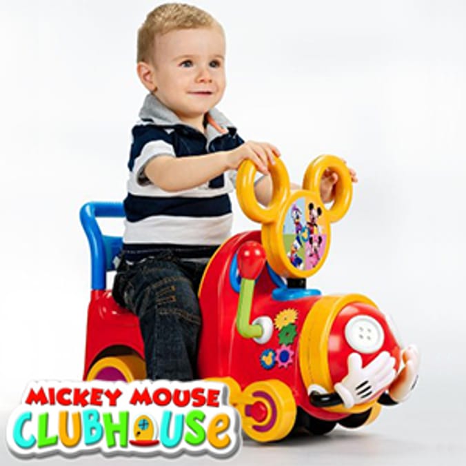 Feber Mickey Mouse Choo Choo Ride On Home Bargains