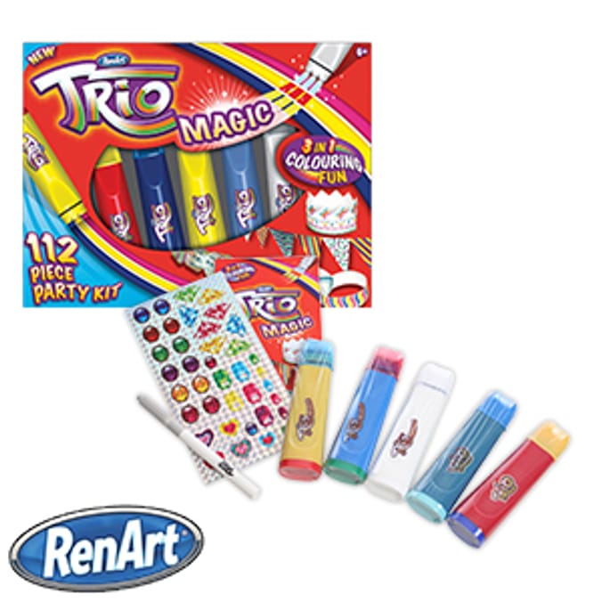 RenArt Trio Magic 112 Piece Party Kit new supplies design creative