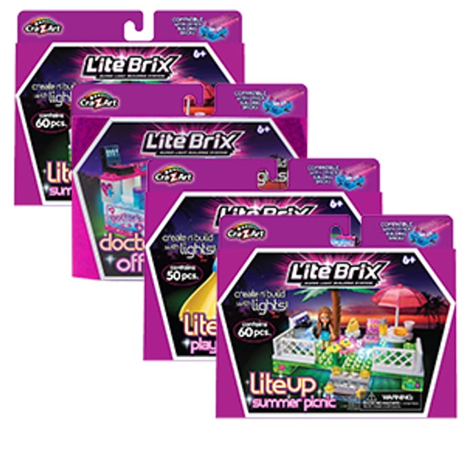 Cra-Z-art: LiteBrix (Set of 4 Playsets)