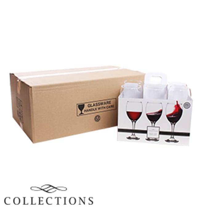 Collections Wine Glasses (Case of 24) glass red white rose wedding