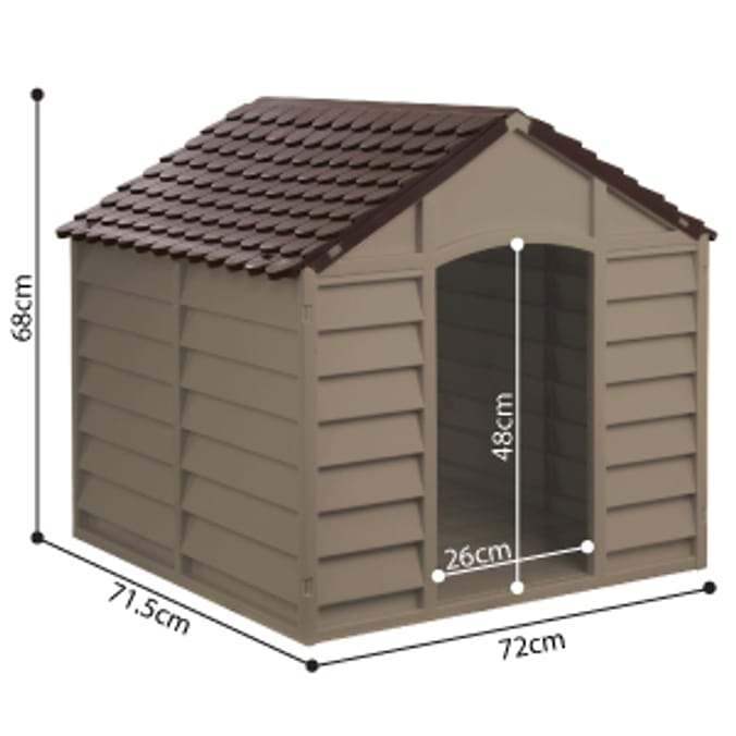 Starplast Dog Kennel (Brown)