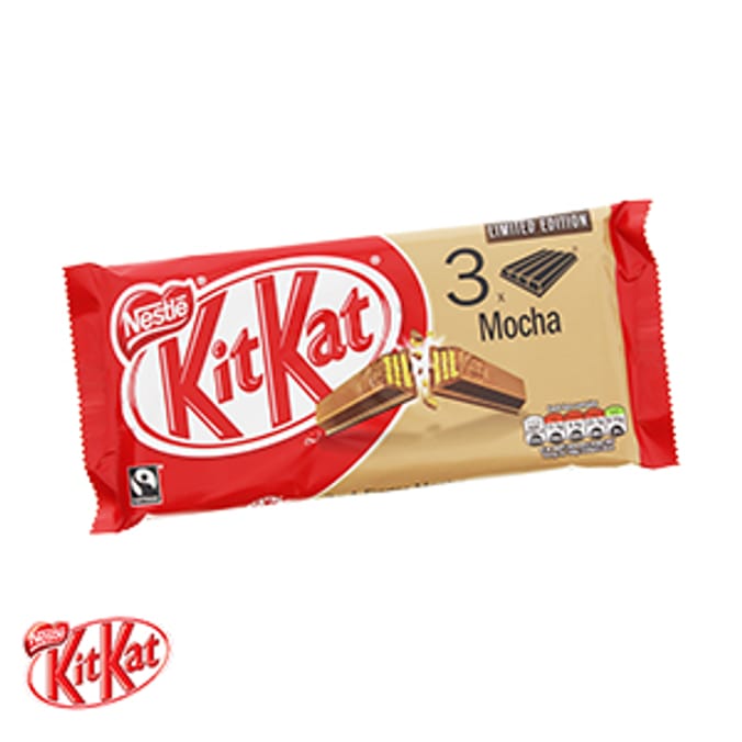 KitKat Mocha (Case of 60 Bars) nestle kit kat fairtrade suitable for