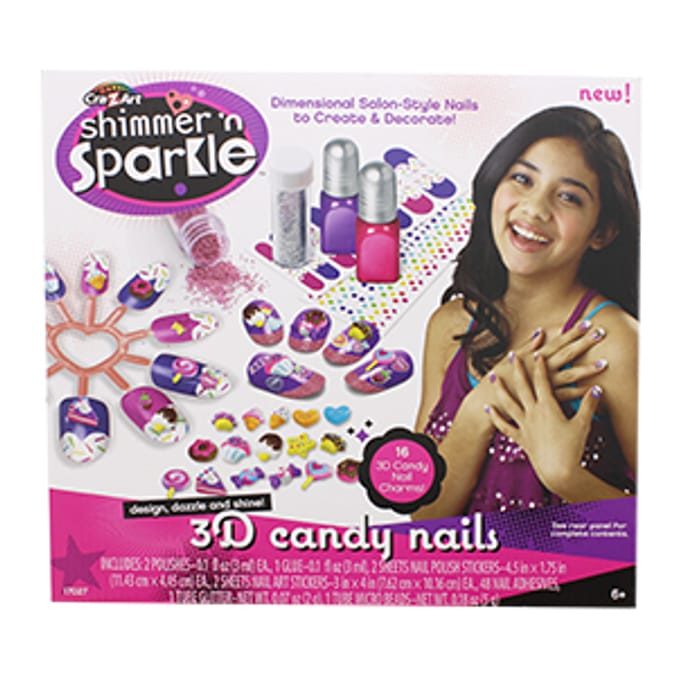 Cra-Z-Art Shimmer 'n Sparkle: 3D Candy Nails