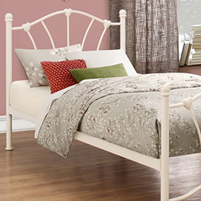 Sophia Cream Single Bed Frame childrens bedroom furniture decorate