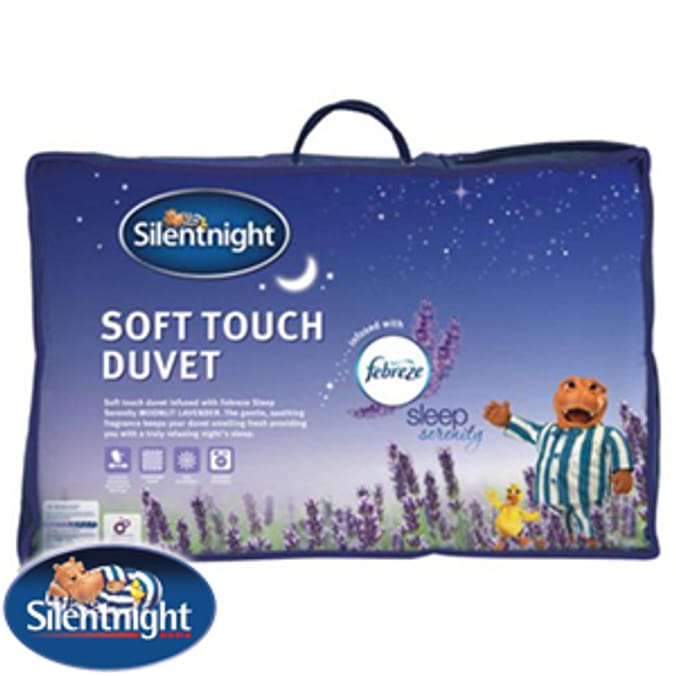 Silentnight Soft Touch Duvet with Febreze Double king single bedding