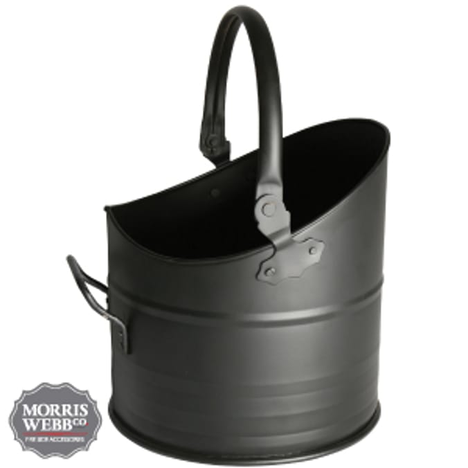 Fire Side Coal Bucket fireside fuel wood traditional classic simple