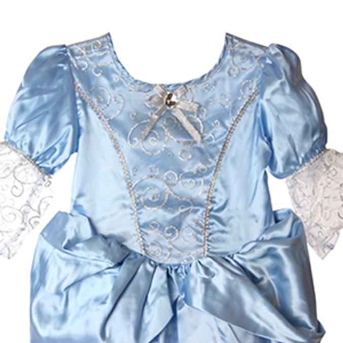 Let's Play! Princess Dress Up Outfit with Tiara (Blue)