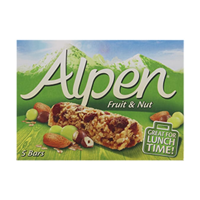 Alpen Bars: Fruit & Nut (Case of 50 Bars)