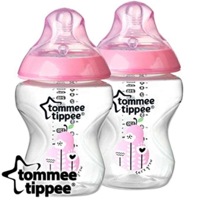 Tommee Tippee 3Pack Bottles 260Ml Pink – Kings Baby Shop