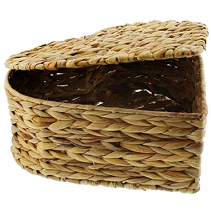 Home Style Water Hyacinth Heart Basket homeware bedroom living room