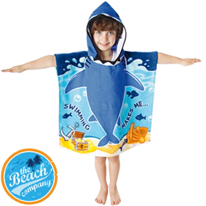 The Beach Company: Shark Hooded Poncho