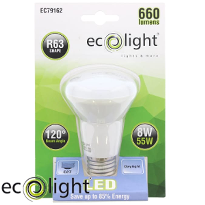 Ecolight E27 R63 Warm White LED Bulbs (Case of 12) energy saving cheap