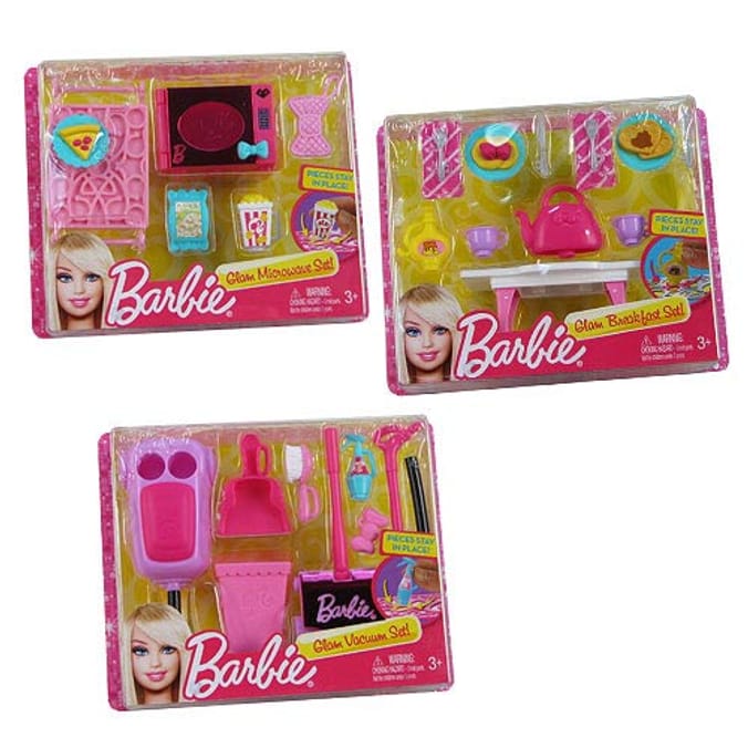 Barbie glam vacuum online set