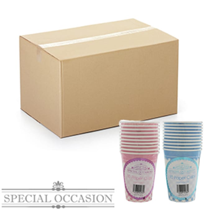 Special Occasions Paper Cups (Case of 240) catering baby shower