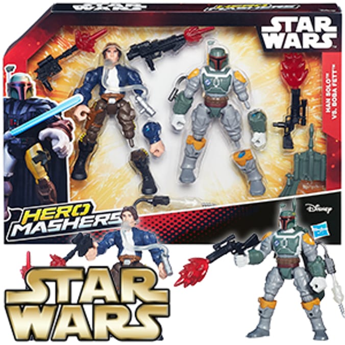 Star Wars Hero Mashers: Han Solo VS. Boba Fett 