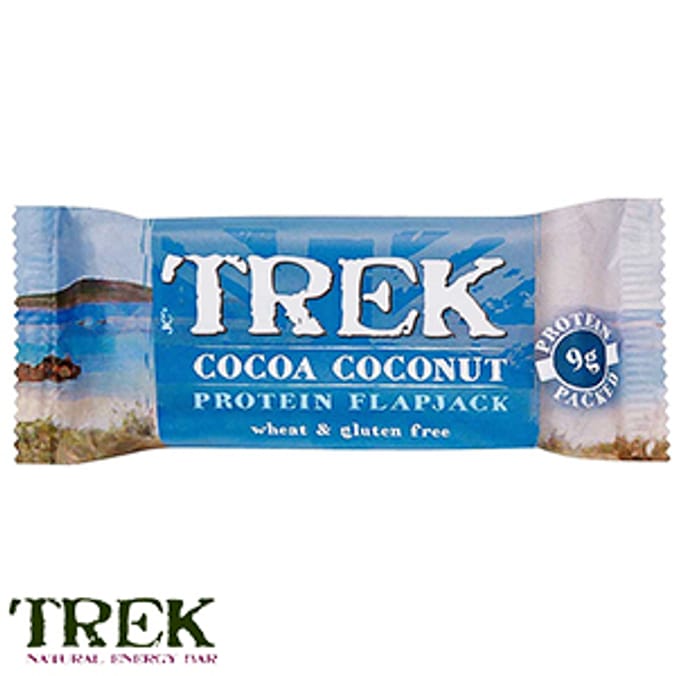 Trek Cocoa Coconut Protein Flapjack (Case of 16 Bars) vegan health cold