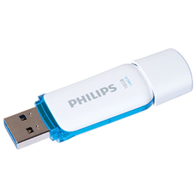 Philips 16GB USB Memory Stick 2.0 Snow Edition flash drive storage