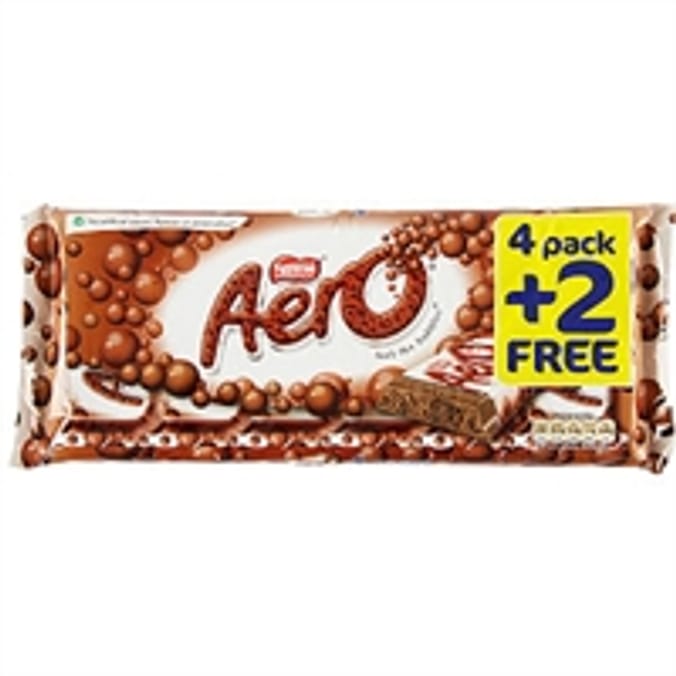 Nestle Aero Milk Chocolate 6 Pack