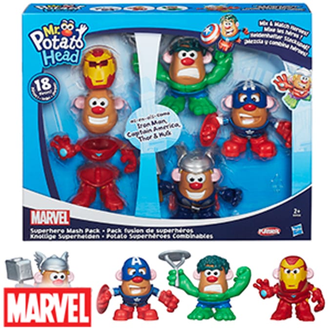 Mr Potato Head: Marvel Superhero Mash Pack Iron Man Captain 