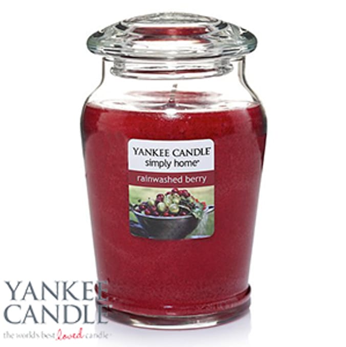 Yankee Candle Simply Home Rainwashed Berry (6 x 340g) yankee candles
