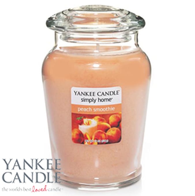 Yankee Candle Simply Home Peach Smoothie (6 x 340g) yankee candles