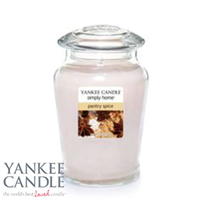 Yankee Candle Simply Home Pantry Spice 6 x 340g yankee candles