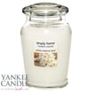 Yankee Candle Simply Home: White Linen & Lace (6 x 340g)