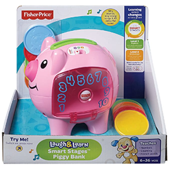 FisherPrice Learning Piggy Bank Home Bargains