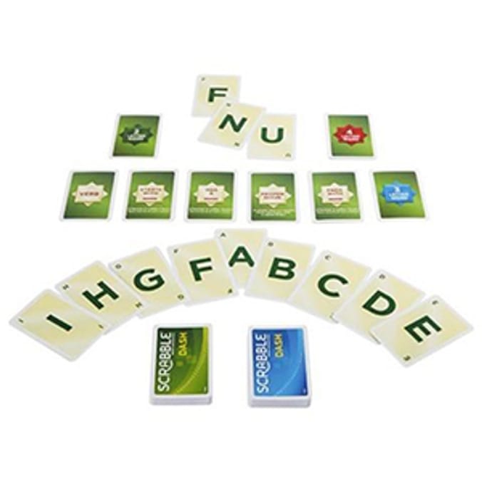 Mattel Scrabble Dash Card Game play word game children travel spell