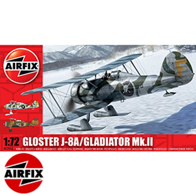 Airfix Gloster J8A/Gladiator Mk.II Model Kit history craft RAF fighter