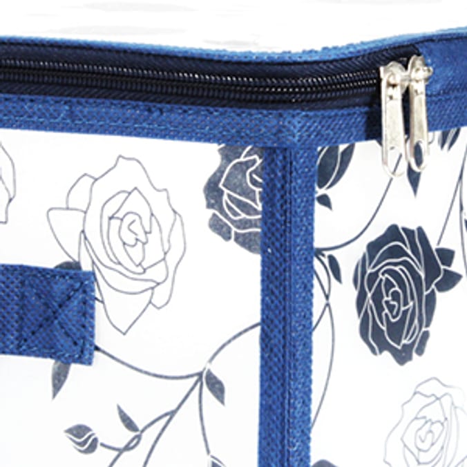 Neat & Tidy Floral Zip Storage Box collapsible funky retro bright