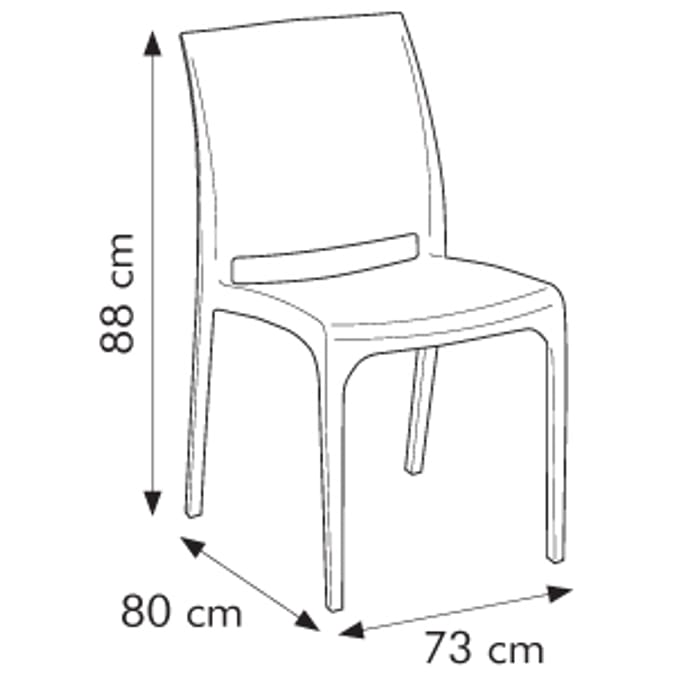 Home bargains best sale plastic garden chairs