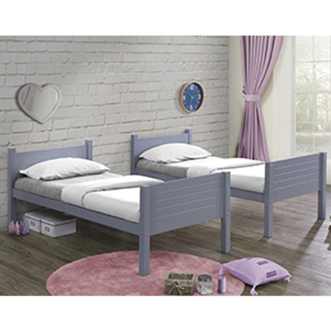 Birlea Dakota Bunk Bed Grey Home Bargains