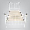 Concept Furniture White Kendal Single Bed Frame