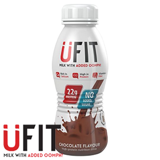 UFIT Protein Milk Chocolate (Case of 8 Bottles) protein whey soya