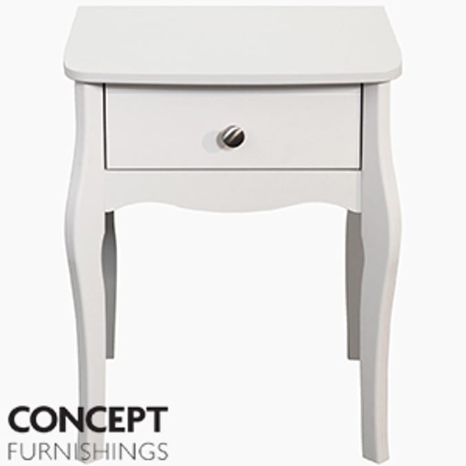 Home bargains deals white side table