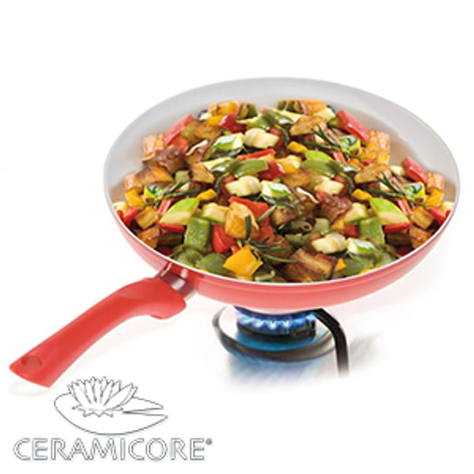 Ceramicore 24cm NonStick Frying Pan kitchen tool utensil appliance Home Bargains