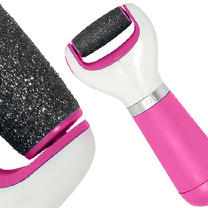 Scholl Velvet Smooth Electronic Foot File Express Pedi diamond crystals