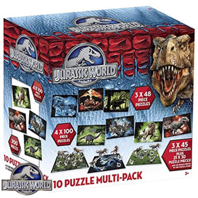 Jurassic World 10 Jigsaw Puzzle MultiPack creative game dinosaur 3D