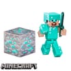 Minecraft Overworld Steve with Diamond Armour Figure