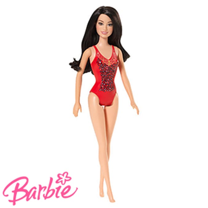 Barbie water hot sale play doll