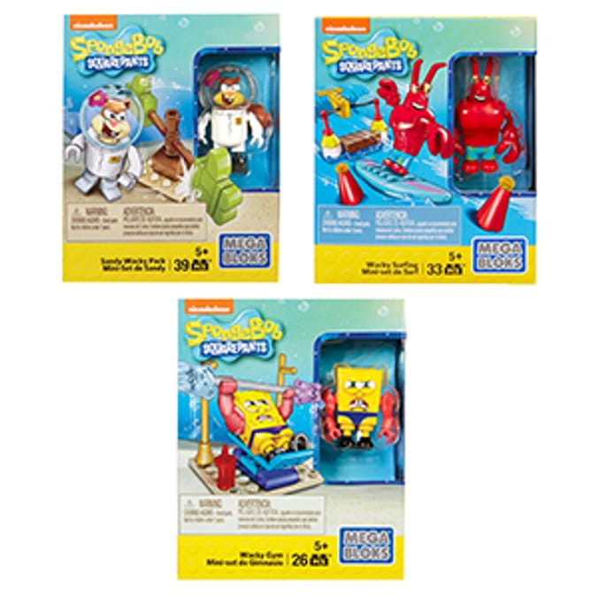 Mega bloks hot sale spongebob squarepants